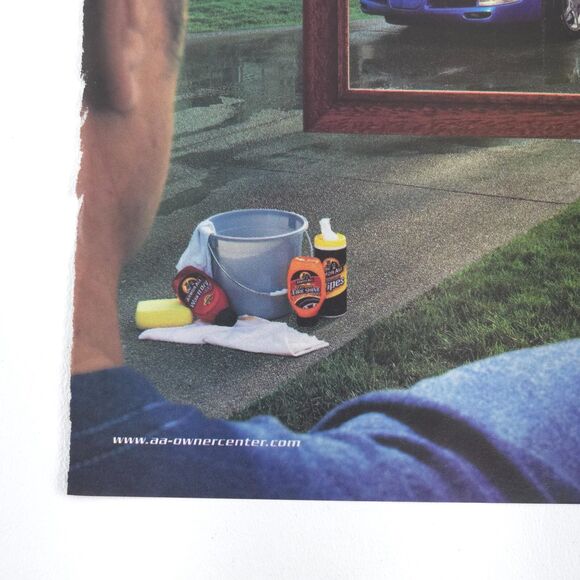 VTG Corvette C5 Advertising Print Ad Garage Wall Art Framed Display Armor All - Picture 4 of 6